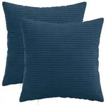 vidaXL Kissenbezug 2 pcs HEERLEN Marineblau 30 x 30 cm Cord