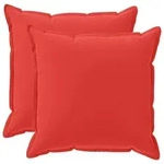 vidaXL Kissenbezug 2 stk. HOUTEN Rot 60 x 60 cm Polyester