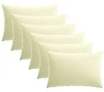 vidaXL Kissenbezug 6 pcs HEERLEN Creme 50 x 80 cm Polyester