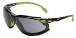 3M Schutzbrille S1GGC1 Grau Gr&uuml;n - Sicherheitsbrille - Montagearbeit -