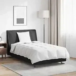 vidaXL 2-in-1 Bettdecke mit Kissen 2 pcs Wei&szlig; Daunenfeder