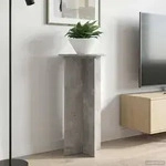 vidaXL Pflanzenst&auml;nder 2 pcs Betongrau 40 x 40 x 80 cm Holzwerkstoff