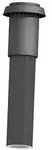 Kermi x-well Dachhaube NW 160/180, ged&auml;mmt, schwarz, extra lang - Y2402160003K