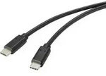 Renkforce RF-4716840 USB Kabel 1 m USB 2.0 USB A USB C Schwarz (RF-4716840)