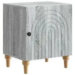 vidaXL Nachttisch Graues Sonoma 43 x 34,5 x 50 cm Holzwerkstoff