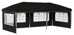 vidaXL Pop-up Partyzelt 575 x 289 x 245 cm Schwarz