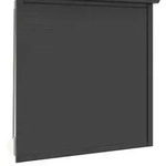 vidaXL Rollladen Anthrazit 130 x 140 cm Aluminium und Polyurethan