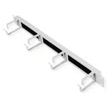 "ROLINE Patch Panel - 44 x 60 mm, mit B&uuml;rstenstreifen - Hellgrau, RAL 7035 - 1U -