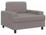 vidaXL Sessel Taupe Stoff