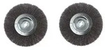 Fugenb&uuml;rste Metall 2er-Set zu 968744 2 in 1 Fugenturbo mit Fangbox