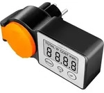 "LOGILINK Au&szlig;ensteckdose EM0007, mit Energiekostenmesser, 2"-LCD-Display,