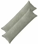 vidaXL Kissenbezug 2 stk. HOUTEN Gr&uuml;n 40 x 145 cm Chenille-Stoff