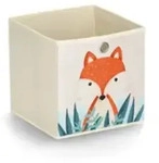 Zeller Fuchs Aufbewahrungsbox beige 28,0 x 28,0 x 28,0 cm