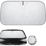 Sonnenschutz Auto Frontscheibe UV-Blocker 142x80 Silber