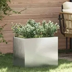 vidaXL Garten-Pflanzgef&auml;&szlig; Verzinkter Stahl 50 x 32 x 40 cm