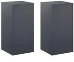 vidaXL Pflanzenst&auml;nder 2 pcs Anthrazit 30 x 30 x 60 cm