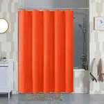 Duschvorhang Waffel Wasserdicht Waffel Orange H214 x B152 cm 1er Pack