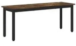 vidaXL Bank Raucharbe 110 x 35 x 45 cm Holzwerkstoff