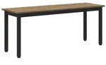 vidaXL Bank Kunsthandwerk Eiche 110 x 35 x 45 cm Holzwerkstoff