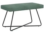 vidaXL Bank Uni Meergr&uuml;n 80 x 40 x 45 cm Samt