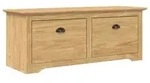 vidaXL Flurbank BODO Honigbraun 118 x 40 x 50 cm Holzwerkstoff