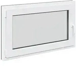 vidaXL Kellerfenster RISOR 100 x 70 cm PVC und Glas Anthrazit