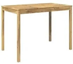 vidaXL Gartenbar-Tisch Wei&szlig; 147 x 88,5 x 105 cm Massivholz Akazie