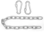 230 kg H&auml;ngesessel Kette 50 cm Aufh&auml;ngung 2 Karabiner f&uuml;r Schaukel...