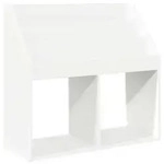 vidaXL Kinderregal mit Speicher Wei&szlig; 72,5 x 29,5 x 69 cm Holzwerkstoff