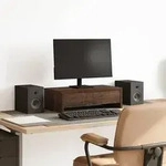 vidaXL Monitorst&auml;nder mit Schubladen Braun Eichen-Optik 50x27x15 cm