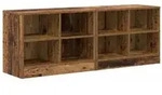 vidaXL Bettschrank 2 pcs Altholz 66 x 33 x 48 cm Holzwerkstoff