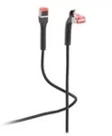 Patchkabel Cat 6a bieg. Stecker U/FTP schwarz - Kabel - Netzwerk