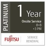 Fujitsu Scanner Service Program 1 Year Platinum Service Renewal for Fujitsu