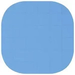 vidaXL Pool Bodenschutzmatte 36 stk. &Oslash; 350 cm Rund EVA-Schaum Blau