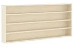vidaXL Wanddisplay-Case mit Regal Beige 80 x 8,5 x 36 cm Holzwerkstoff