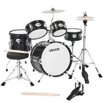 VEVOR Schlagzeug Set, 5-teilig, inkl. 35,6 cm Basstrommel, 20,3 cm Snare, 15,2...