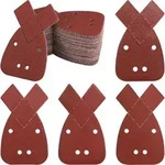 Schleifbl&auml;tter Maus Klett 93x168mm 4 Trous Mix Grit - 100 Pieces