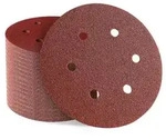 Schleifpapier 150mm Klett 100 60 80 120 Gemischte K&ouml;rnung 100 St&uuml;ck