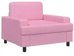 vidaXL Sessel Rosa Stoff