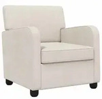 vidaXL Sessel Creme Chenille
