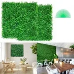 VEVOR K&uuml;nstliche Hecke, 25,4 x 25,4 cm, 12 St&uuml;ck, Buchsbaum-Heckenmatte,
