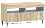 vidaXL LED-TV-Schrank Sonoma-Eiche Holzwerkstoff