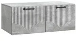 vidaXL Wandmontierter TV-Schrank Betongrau 78,5 x 41 x 30 cm