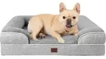 Hundebett orthop&auml;disch Memory 89x56cm L 89 x B 56 x H 17 cm Grau