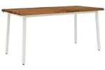 vidaXL Live Edge Esstisch 160 x 70 x 75 cm Massivholz Akazie Natur