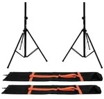 OMNITRONIC Set 2x BS-2 EU Boxenhochst&auml;nder + 2x Tragetasche