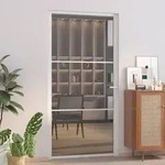 vidaXL Innent&uuml;r 102,5x201,5 cm Wei&szlig; ESG-Glas und Aluminium