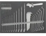 Werkzeugmodul 3/3 leer Schl&uuml;ssel FORTIS