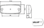 HELLA 2PG 357 008-031 Positionsleuchte - Valuefit - 12/24V - vorne