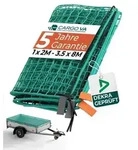 Anh&auml;ngernetz 1x2M [DEKRA Gepr&uuml;ft] - Ladungssicherungsnetz mit Gummiseil &